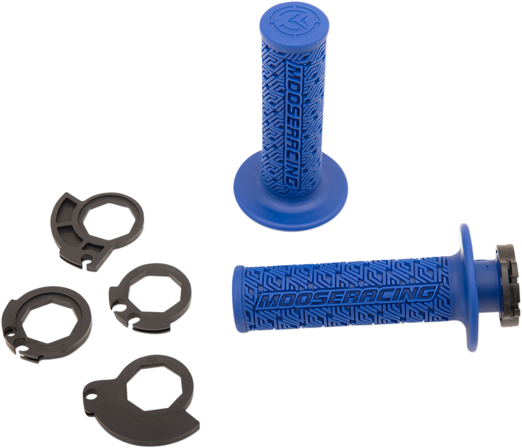 MOOSE RACING Grips - Lock-On - Blue/Black B36MRU-B