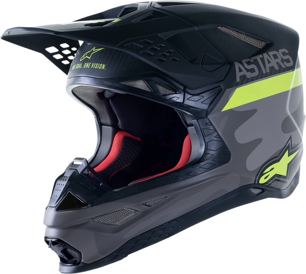 ALPINESTARS S-M10 Helmet Ams21 Grey/Yellow Fluo/Black M&g Xs 8302421-9059-XS