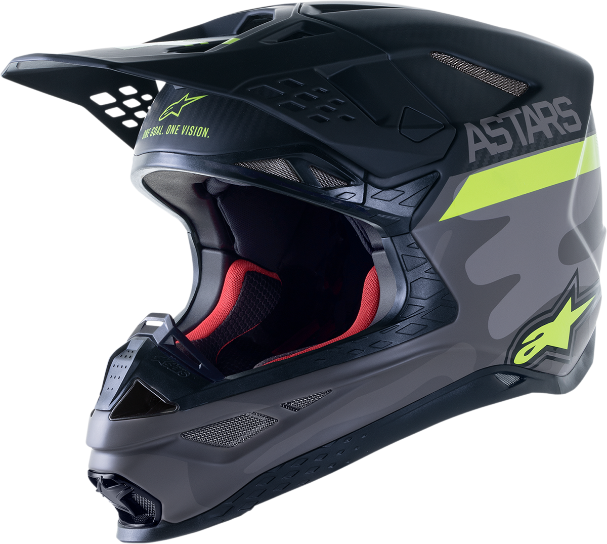 ALPINESTARS Supertech M10 Helmet - AMS - MIPS - Gray/Yellow/Black - XS 8302421-9059-XS