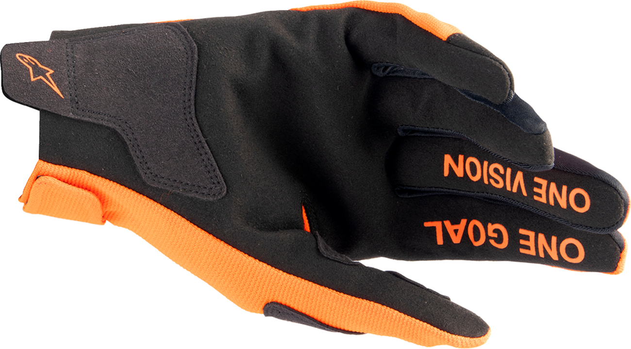 ALPINESTARS Youth Radar Gloves - Hot Orange/Black - Small 3541824-411-S