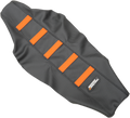 MOOSE RACING Ribbed Seat Cover - Black Cover/Orange Ribs - KTM KTM6516-336RT