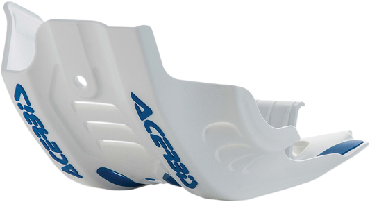 ACERBIS Skid Plate - White/Blue - Husqvarna | KTM 2449421029