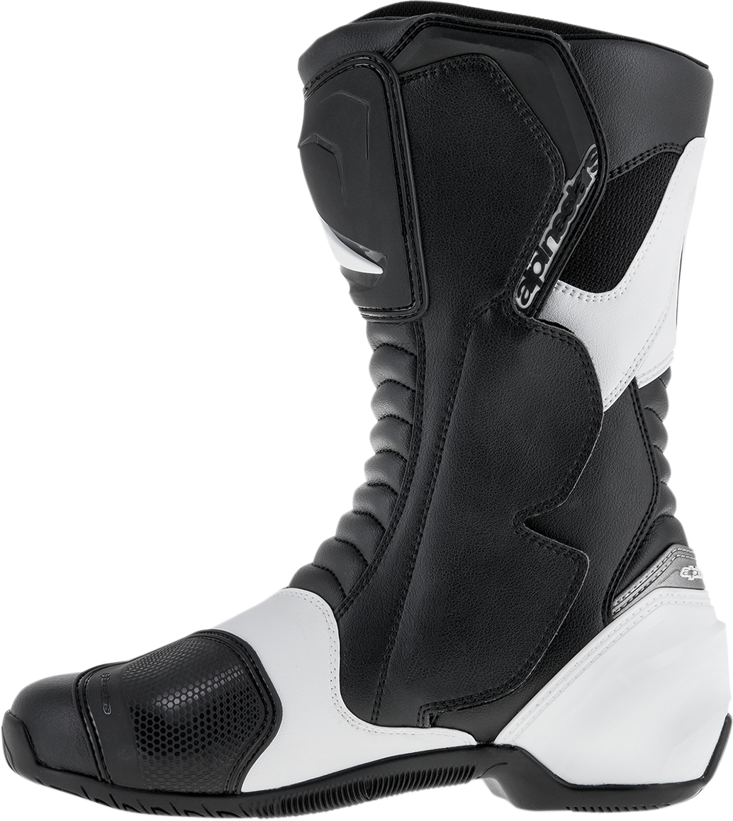 ALPINESTARS SMX-S Boots - Black/White - US 12.5 / EU 48 2223517-12-48