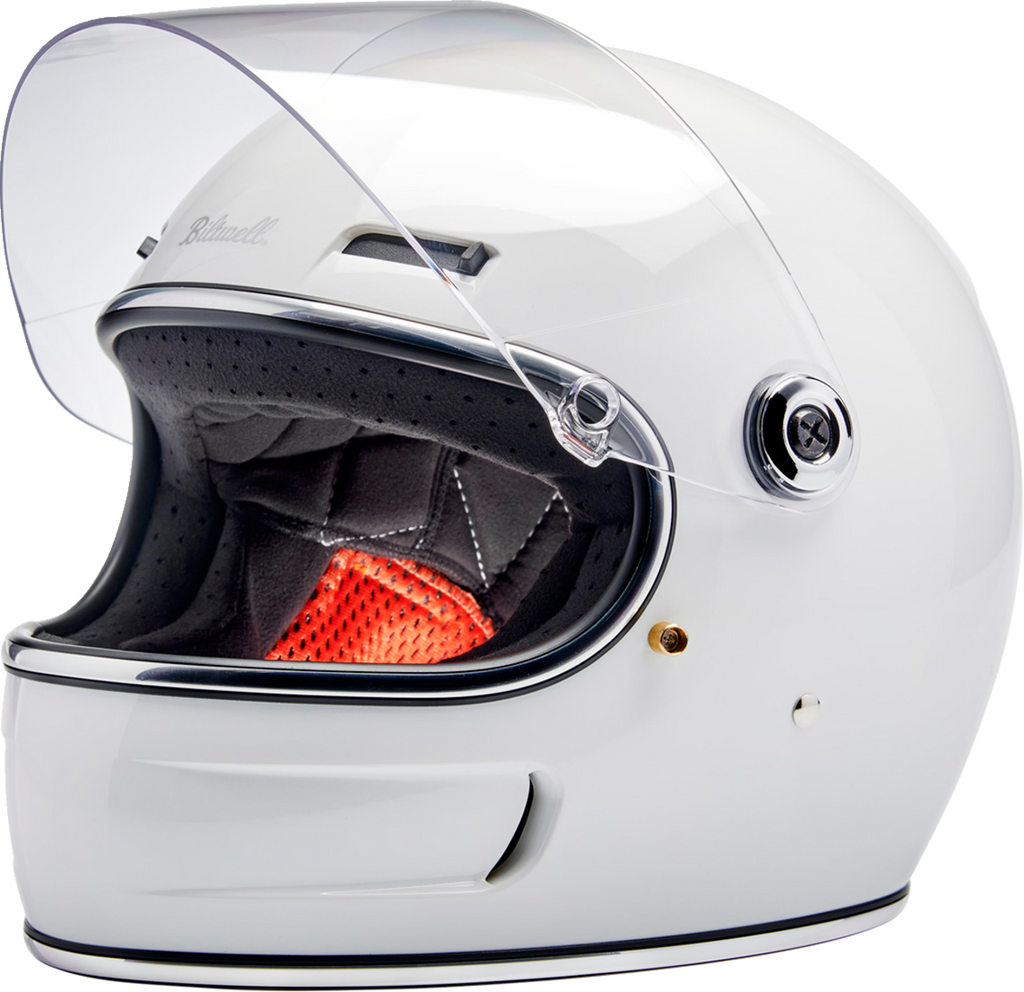 BILTWELL Gringo SV Helmet - Gloss White - Small 1006-104-502