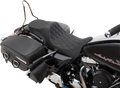 DRAG SPECIALTIES Predator III 2-Up Seat - Double Diamond - Black Thread 0801-1304