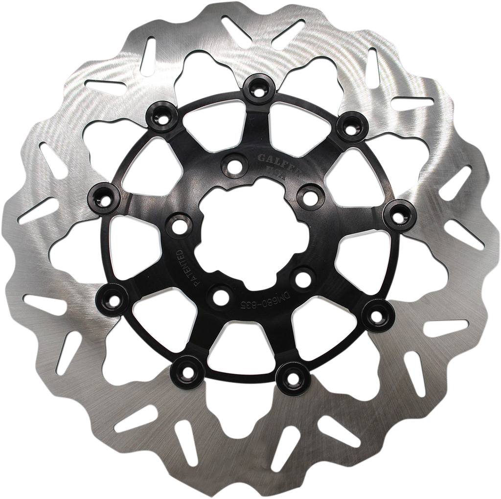 GALFER Front Wave® Rotor - Black Carrier DF835CW-C