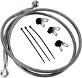 DRAG SPECIALTIES Brake Line - Front - +2" - Stainless Steel 660214-2