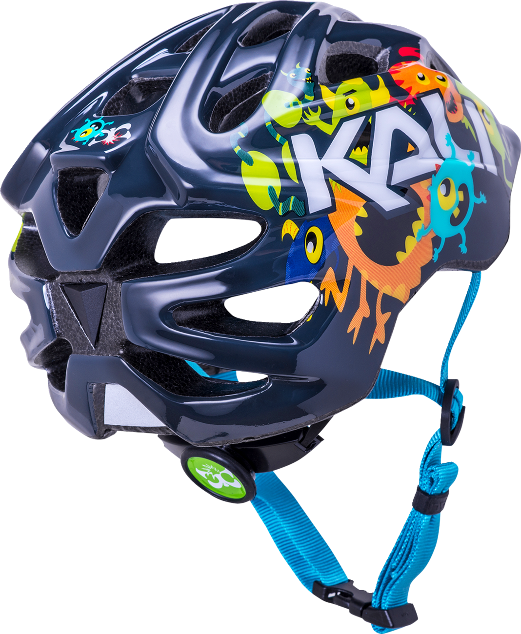 KALI Child Chakra Helmet - Monsters - Black - Small 221020425