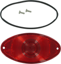 DRAG SPECIALTIES Cateye Lens - Red 160664