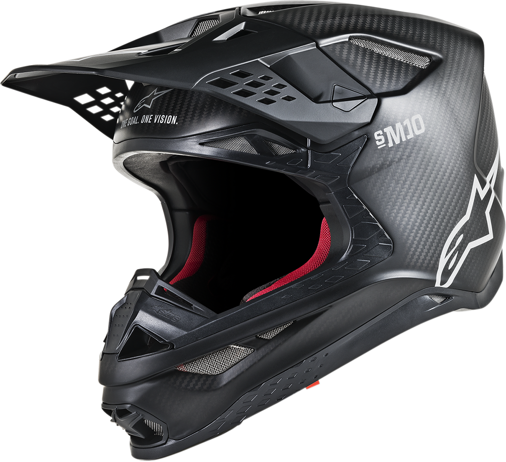 ALPINESTARS S.Tech S-M10 Solid Helmet Carbon Black Lg 8300319-1300-LG