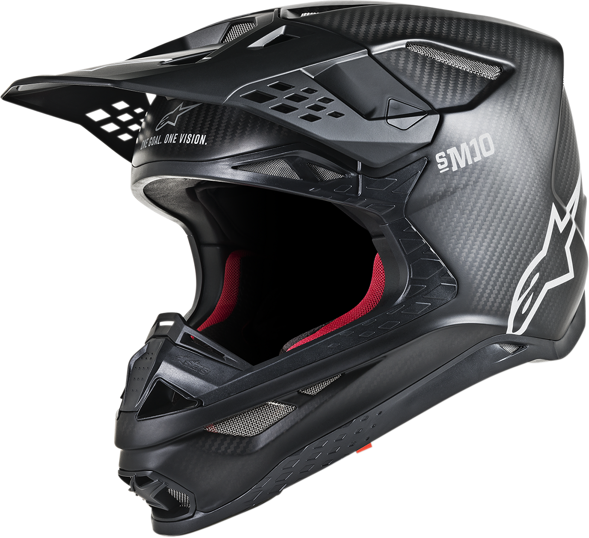 ALPINESTARS S.Tech S-M10 Solid Helmet Carbon Black Lg 8300319-1300-LG