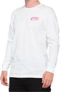 100% Retro Long-Sleeve T-Shirt - White - Small 32129-000-10