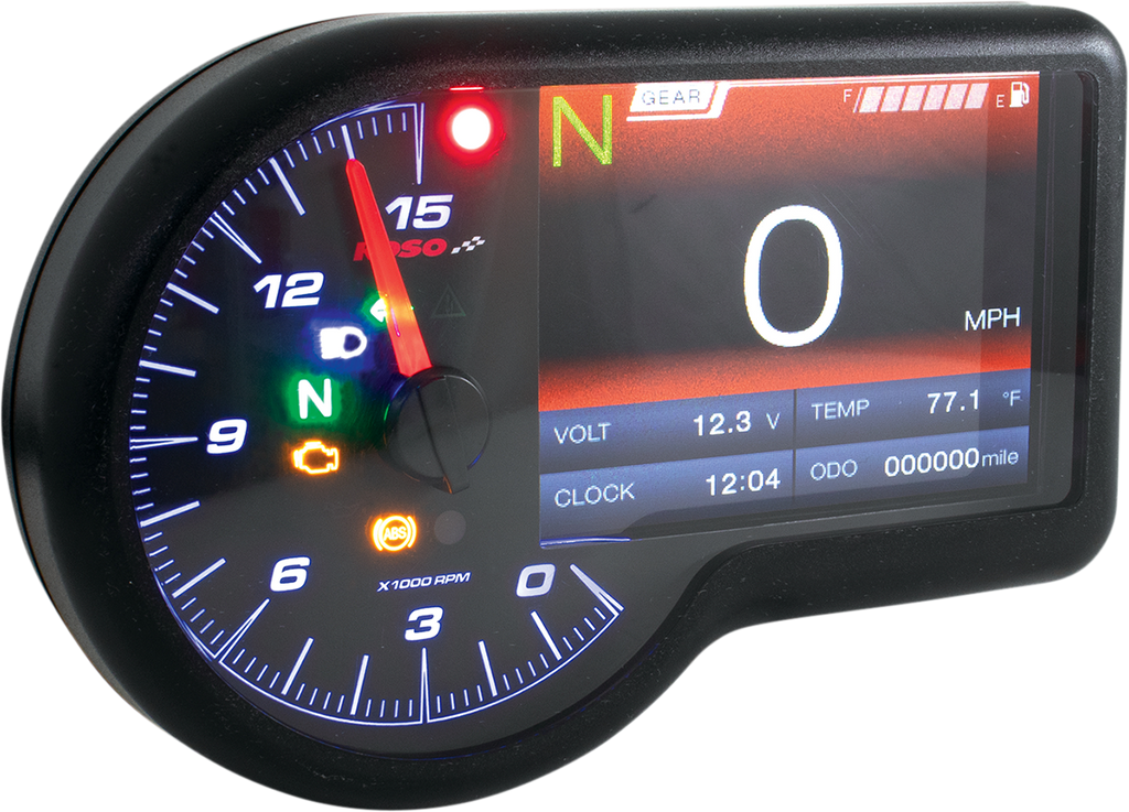 KOSO NORTH AMERICA RX-3 Gauge - Black BA071000