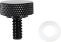 DRAG SPECIALTIES Seat Knob - Black - 1/4-28 370281