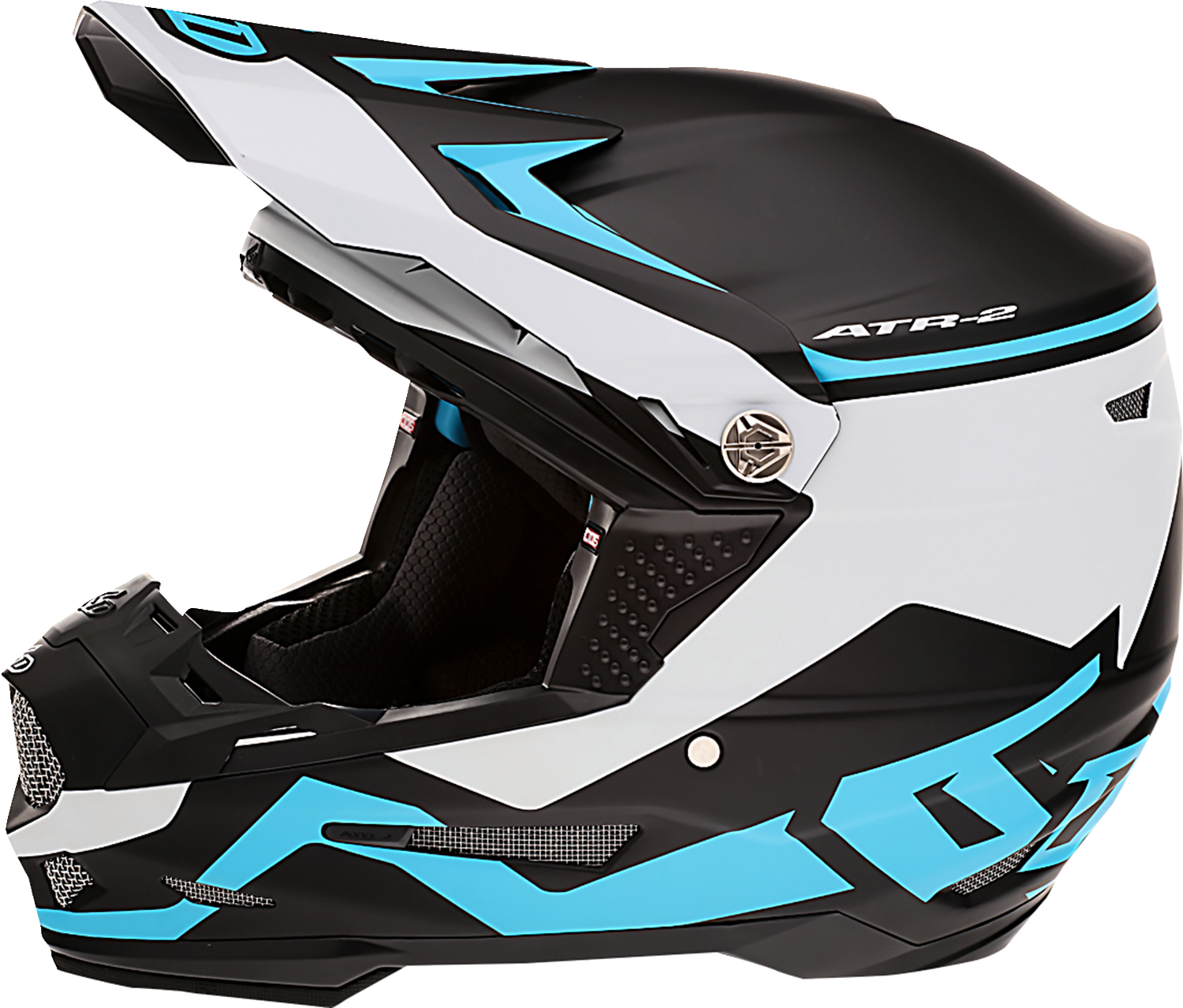 6D ATR-2 Helmet - Drive - Cyan - Large 12-2727