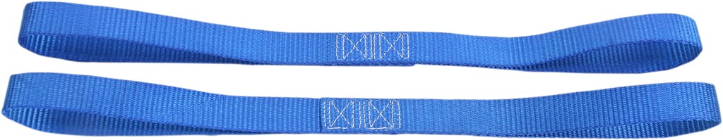 MOOSE RACING Soft-Tye - 1" x 18" - Blue 3920-0309