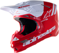 ALPINESTARS Supertech M8 Helmet - Radium 2 - MIPS® - Gloss Red/White - XS 8301523-3012-XS