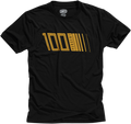 100% Tech Pulse T-Shirt - Black - Small 35018-001-10