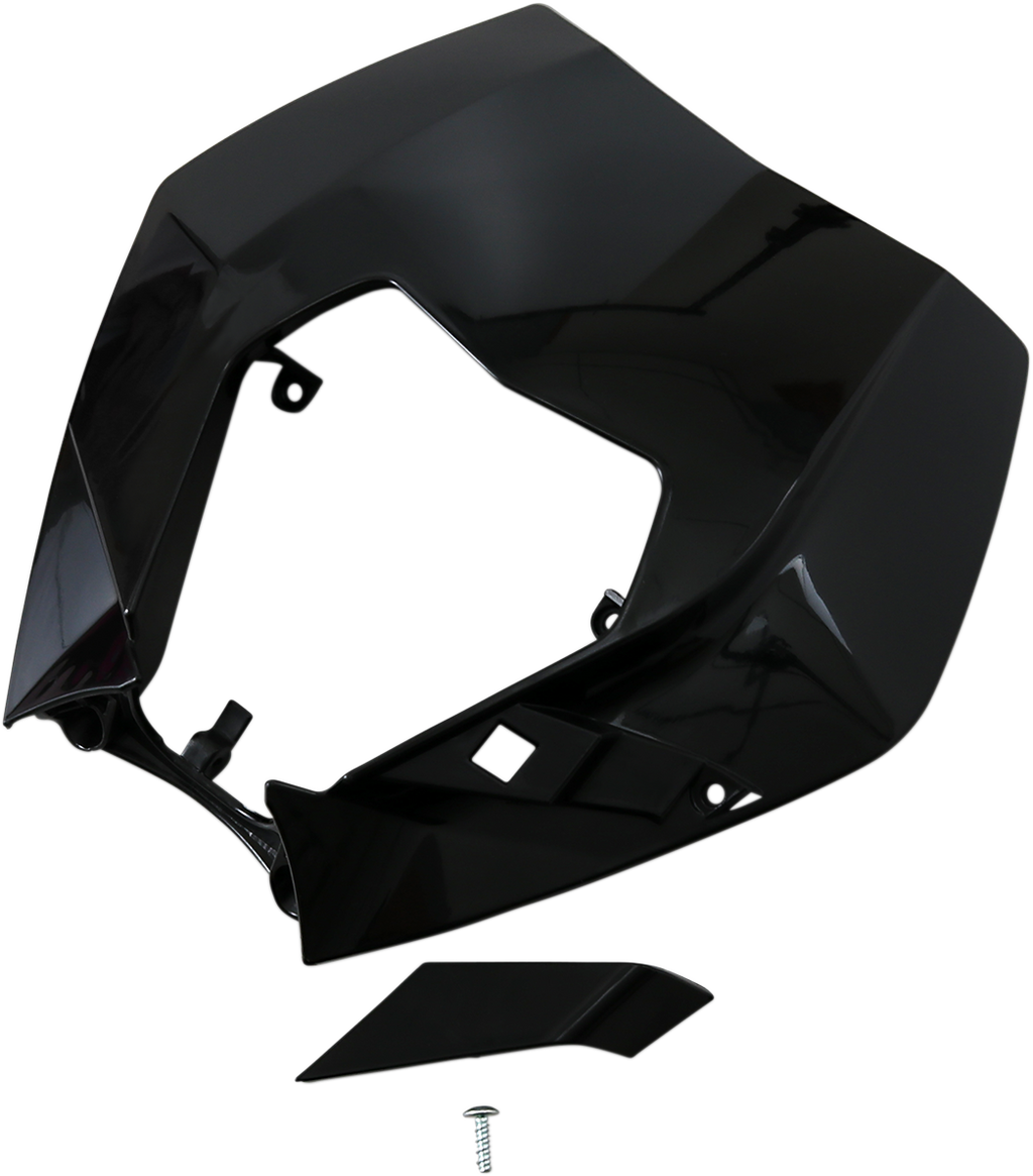 UFO Headlight Plastic - Black KT04090001