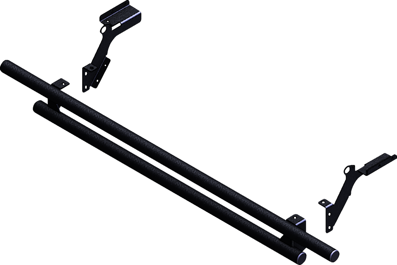 KFI PRODUCTS Rear Bumper - Black - Honda 101585