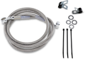DRAG SPECIALTIES Brake Line - Front - +4" - Stainless Steel 640210-4