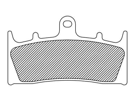 DRAG SPECIALTIES Sintered Brake Pads FAD424HH