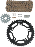 VORTEX Steel Chain Kit - Gold NOT FOR 15-16 GSX-S750 CKG6413