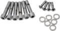 DRAG SPECIALTIES Handlebar Control Smooth Bolt Kit - Chrome - M8 MK784S