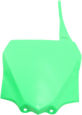 UFO Front Number Plate - Fluorescent Green KA04730-AFLU