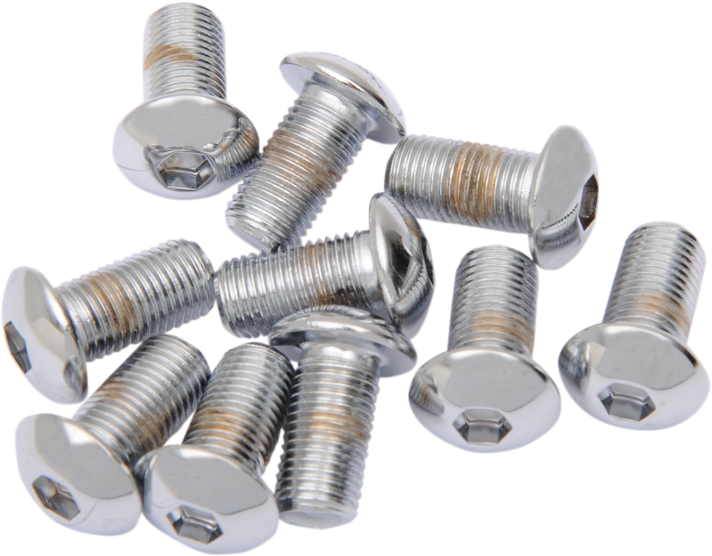 DRAG SPECIALTIES Bolts - Button-Head - 3/8"-24 x 3/4" MPB422