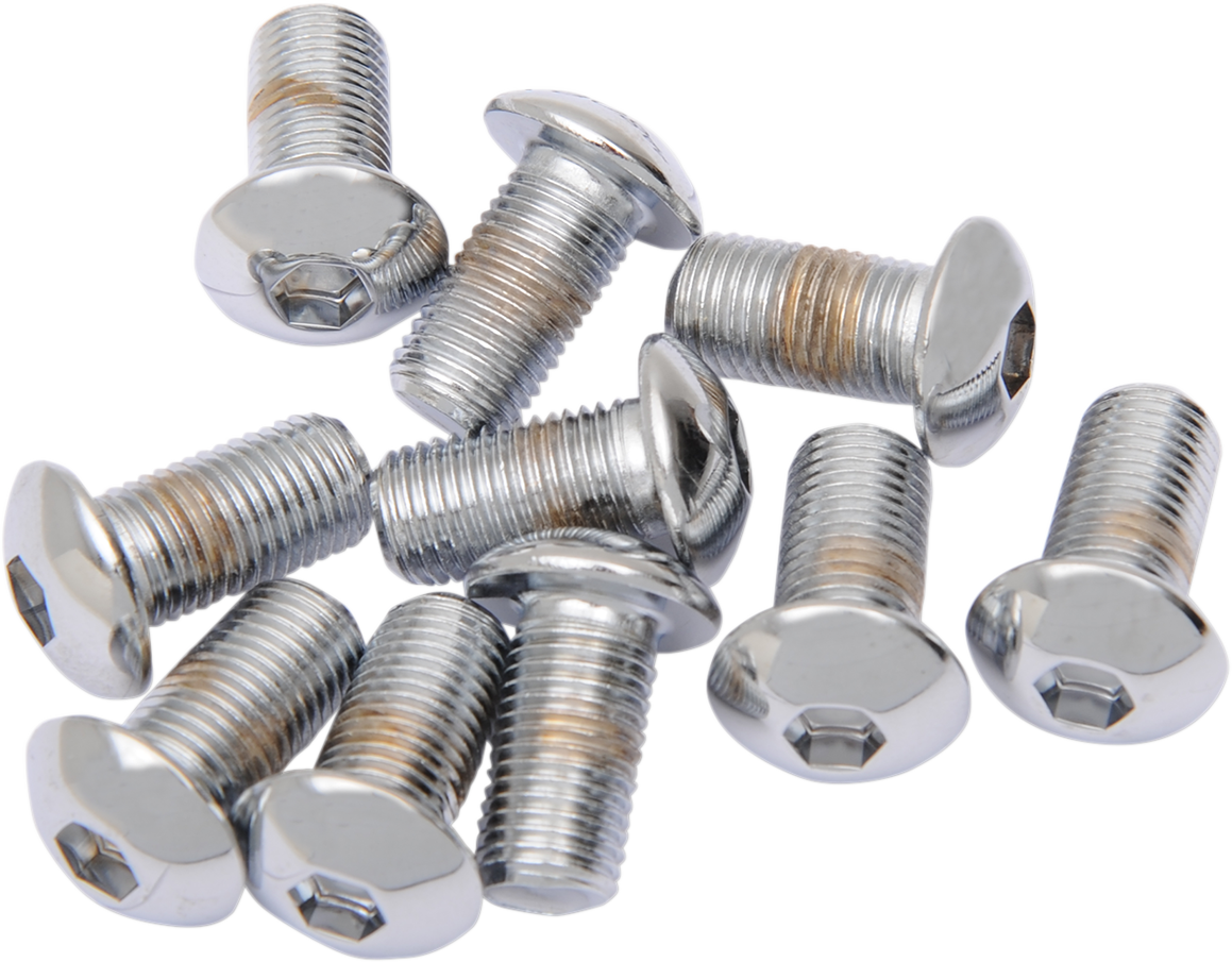 DRAG SPECIALTIES Bolts - Button-Head - 3/8"-24 x 3/4" MPB422