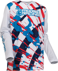 MOOSE RACING Youth Agroid Jersey - White - Large 2912-2100