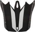 MOOSE RACING F.I. Session Visor Kit - Black/White 0132-1259