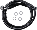 DRAG SPECIALTIES Brake Line - Front (Upper) - Black 618763-BLK
