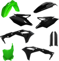 ACERBIS Full Replacement Body Kit - Green/Black 2685821089