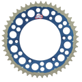 RENTHAL Twinring™ Rear Sprocket - 50 Tooth Blue YZ 125/250 1980-1998 1500-520-50GPBU