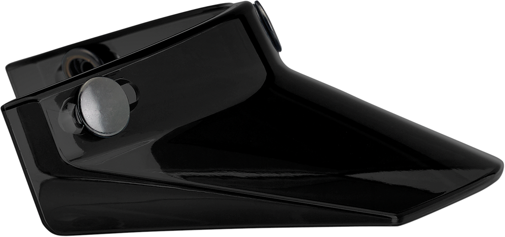 BILTWELL Moto 3-Snap Visor - Black 2002-561