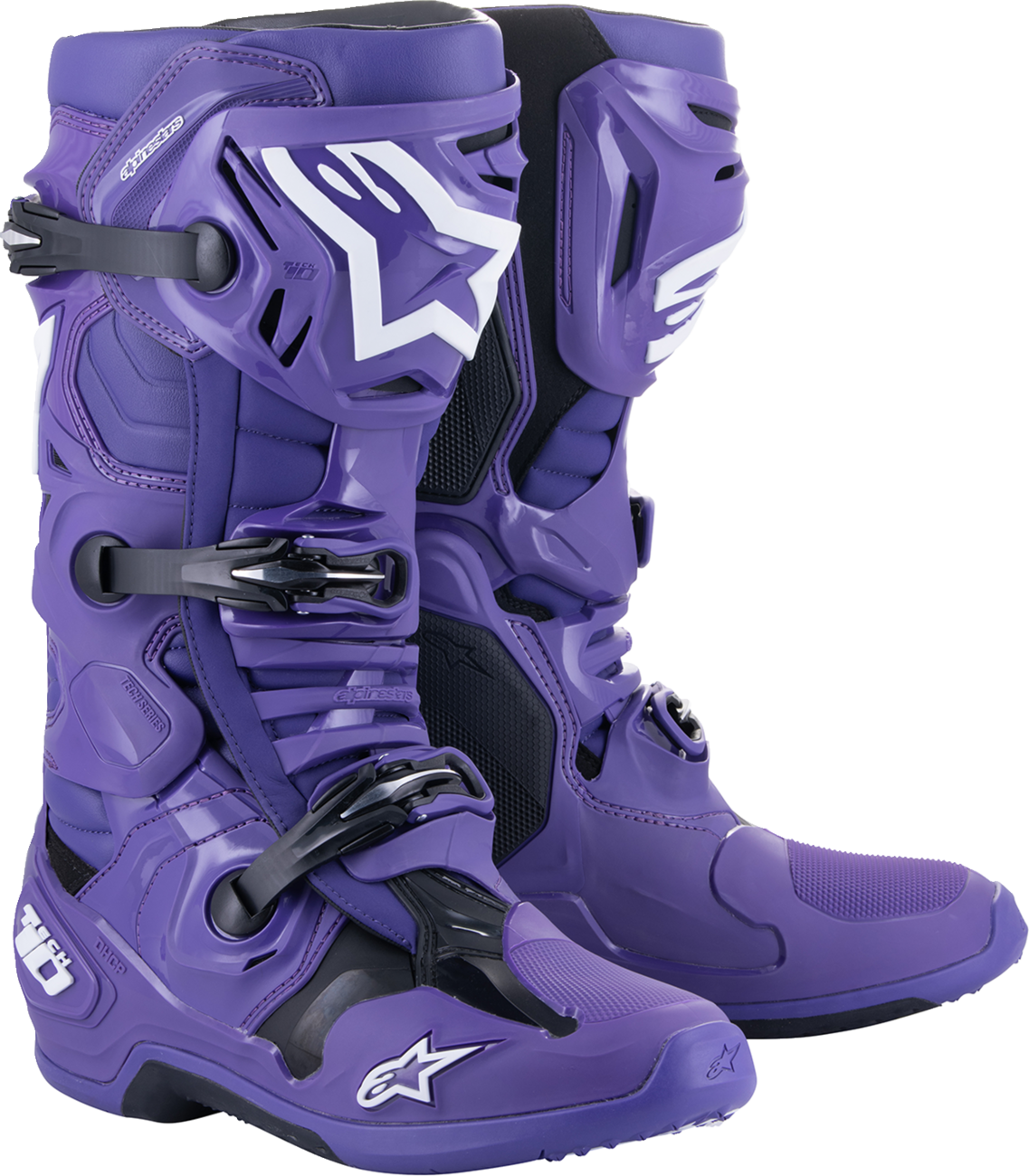 ALPINESTARS Tech 10 Boots - Purple/Black - US 13 2010020-394-13