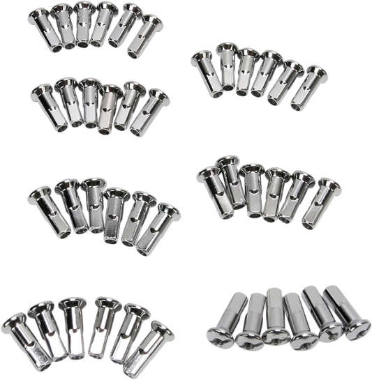 DRAG SPECIALTIES Spoke Nipples - Chrome - Standard Length 16-0500S-42-HC3