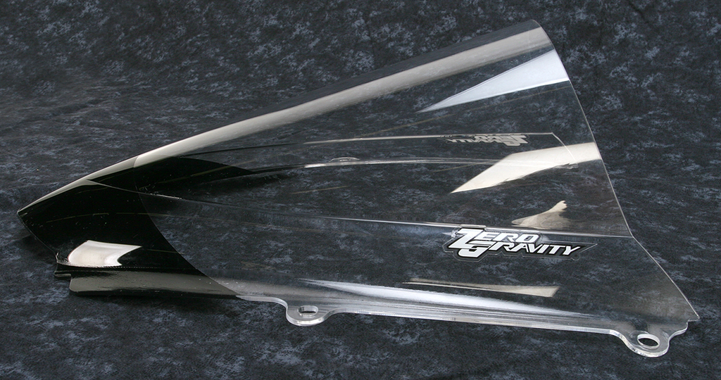 Zero Gravity Double Bubble Windscreen - Clear - 675 16-914-01