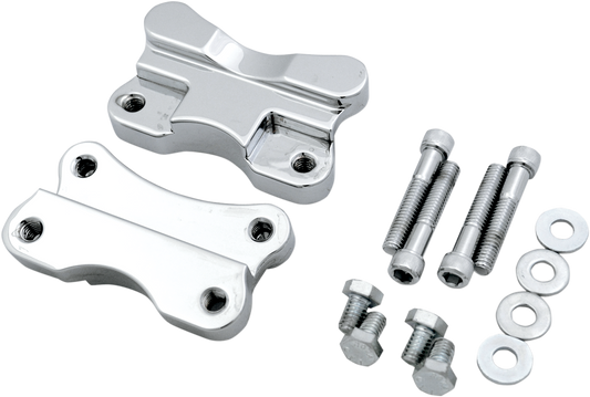 DRAG SPECIALTIES Fender-To-Fork Adapters - Chrome 1410-0066