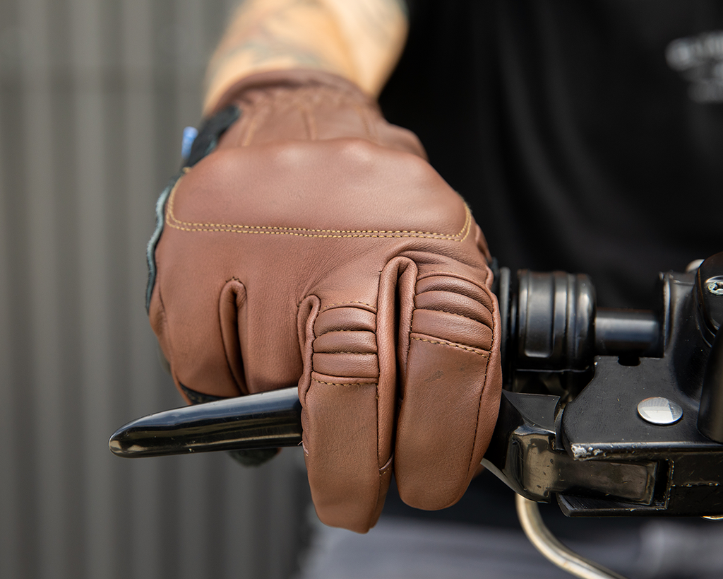 BILTWELL Belden Gloves - Chocolate/Black - Large 1505-0201-304