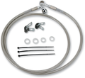 DRAG SPECIALTIES Brake Line - Front - +2" - Stainless Steel 640115-2