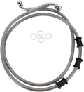 DRAG SPECIALTIES Brake Line - Front - +10" - Stainless Steel 680219-10