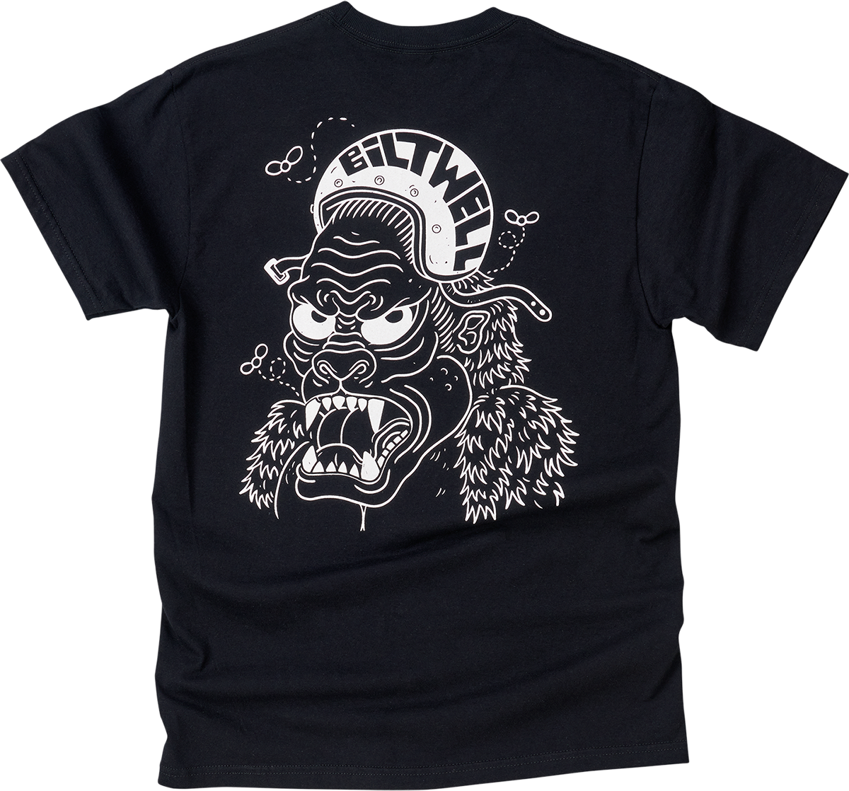 BILTWELL Go Ape T-Shirt - Black - Large 8101-051-004