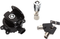 DRAG SPECIALTIES Side Hinge Ignition Switch with Fork Lock - Black E21-0214GBK
