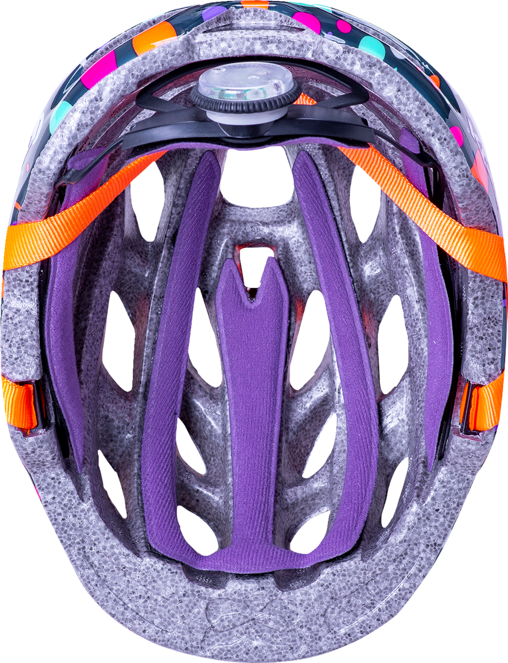 KALI Child Chakra Lighted Helmet - Confetti - Gloss Teal - Small 221022135