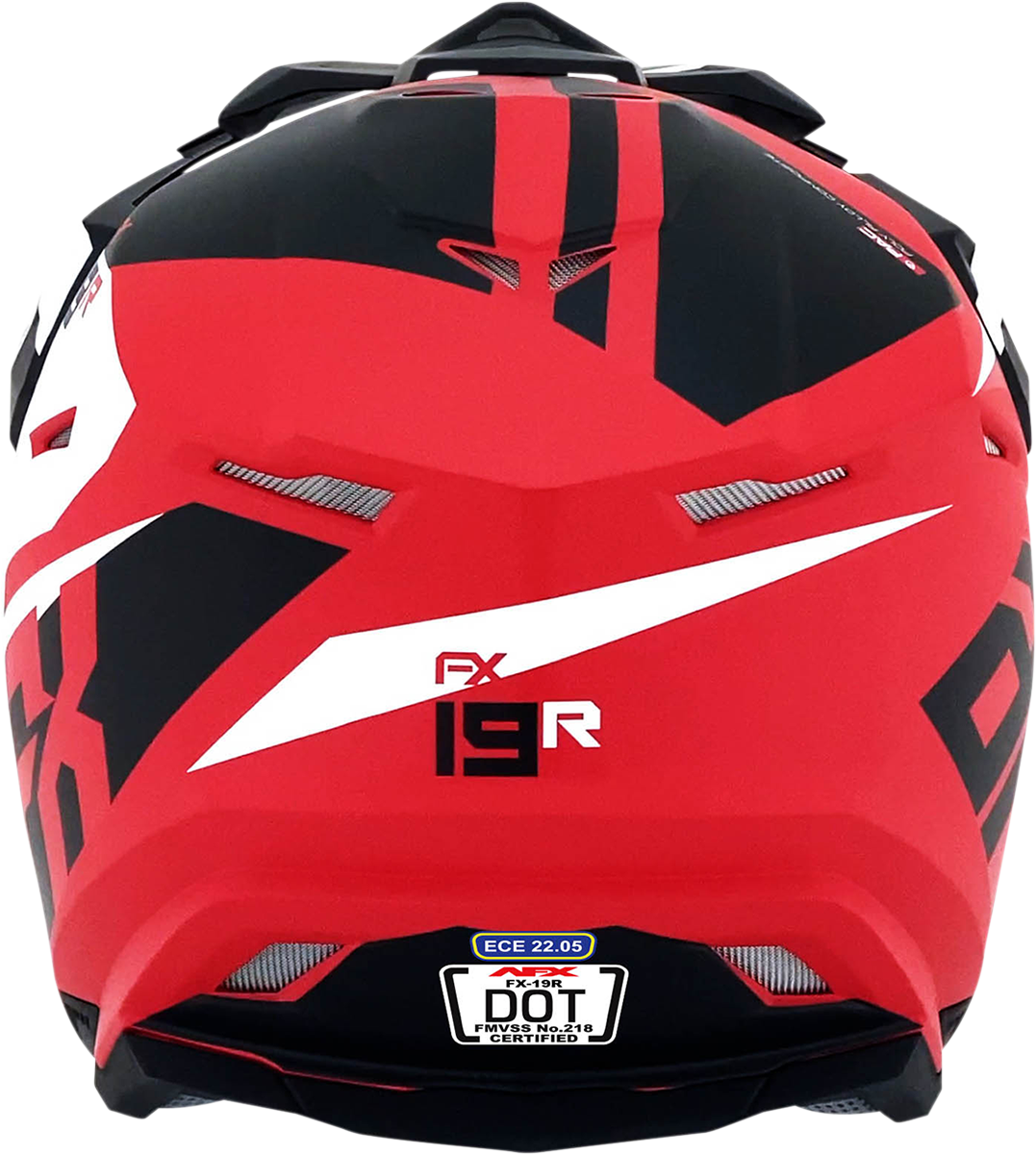 AFX FX-19R Helmet - Racing - Matte Red - Small 0110-7063