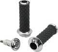 BILTWELL Grips - Alumicore - Dual Cable - Chrome 6604-105-01
