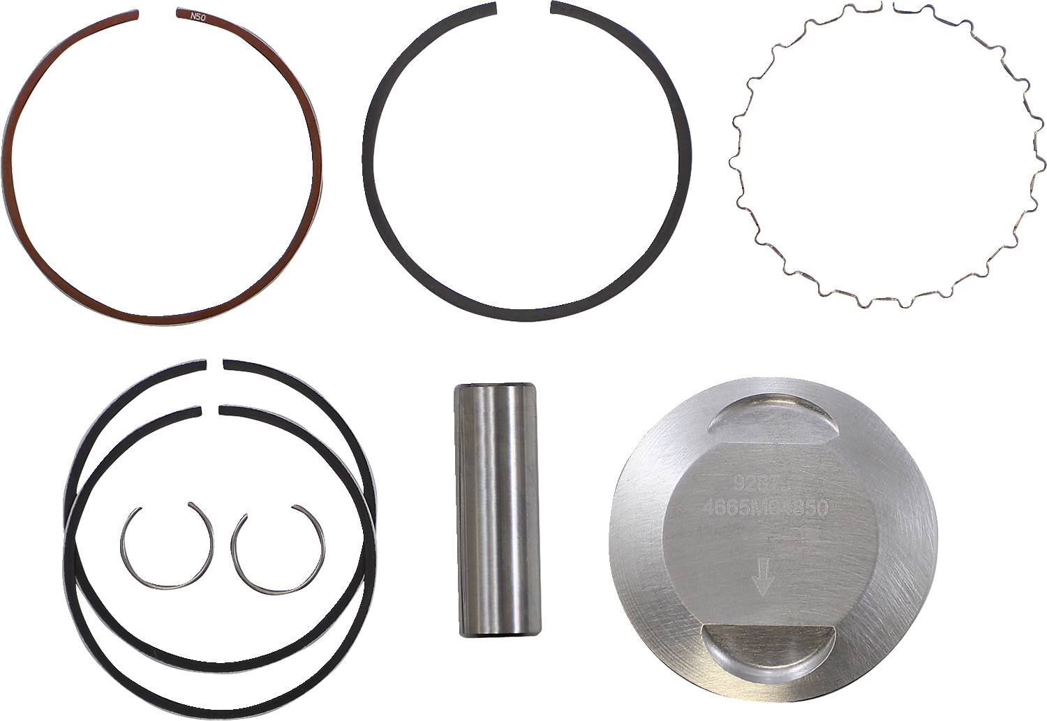 WISECO Piston Kit - +1.00 mm High-Performance 4665M04850